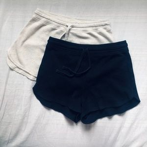 Aritzia Waffle Shorts Multi-pack